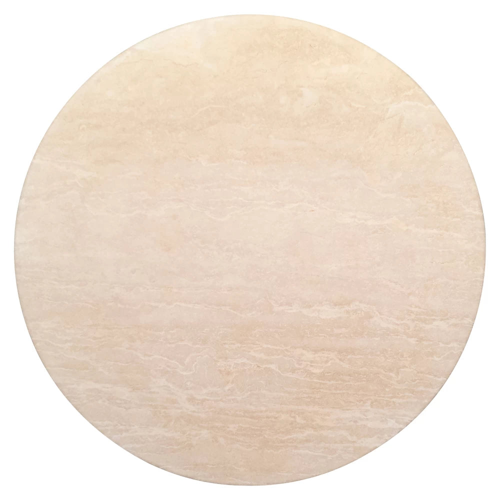 Masa din Travertin Bej D130xH76cm Renaissance