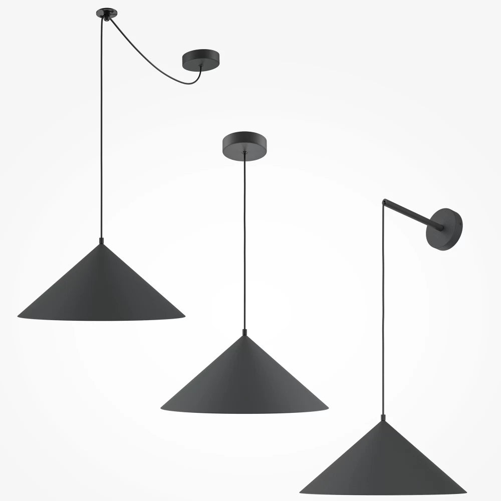 Pendul din Metal Negru H318xD35cm Basic colors