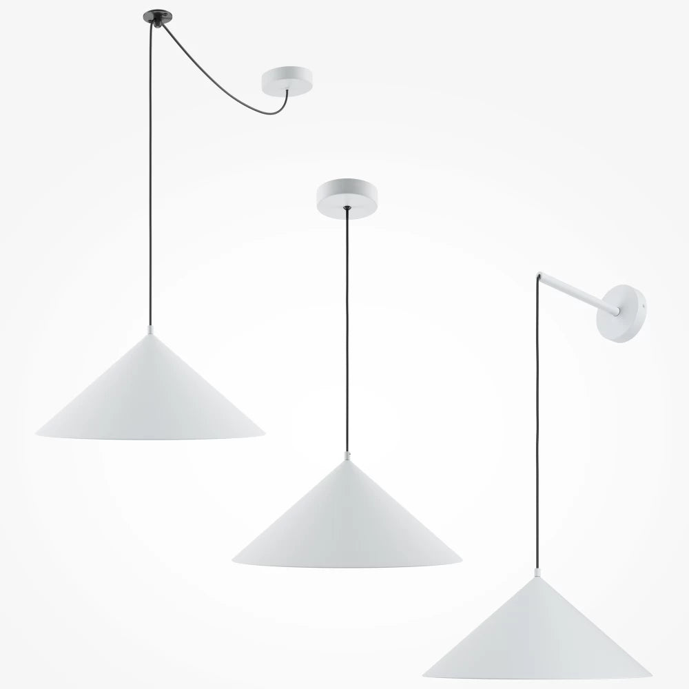 Pendul din Metal Alb H318xD35cm Basic colors