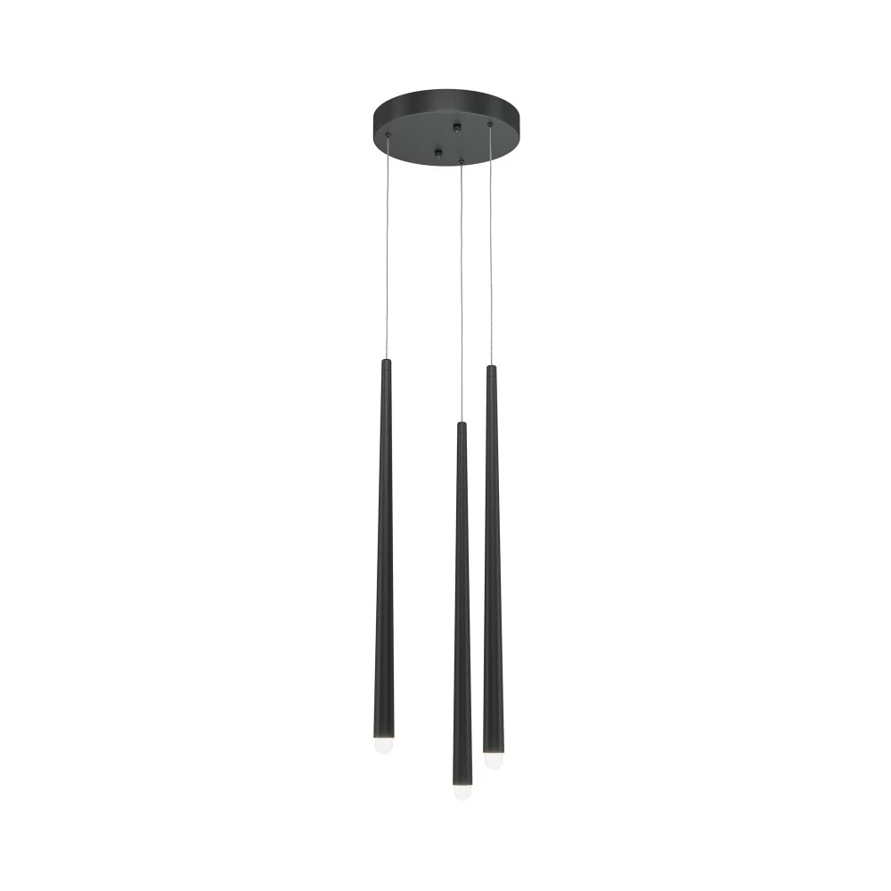 Candelabru din Aluminiu Negru H219.3xD26cm Cascade