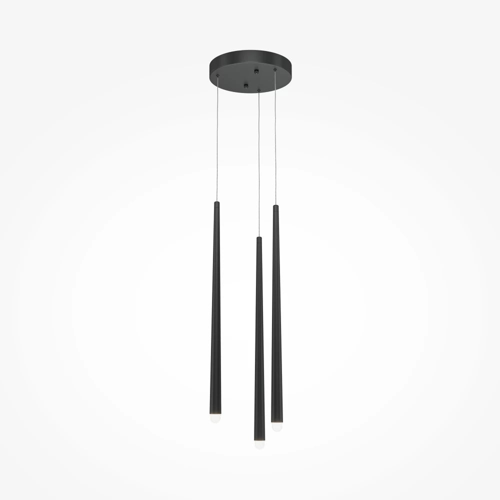 Candelabru din Aluminiu Negru H219.3xD26cm Cascade