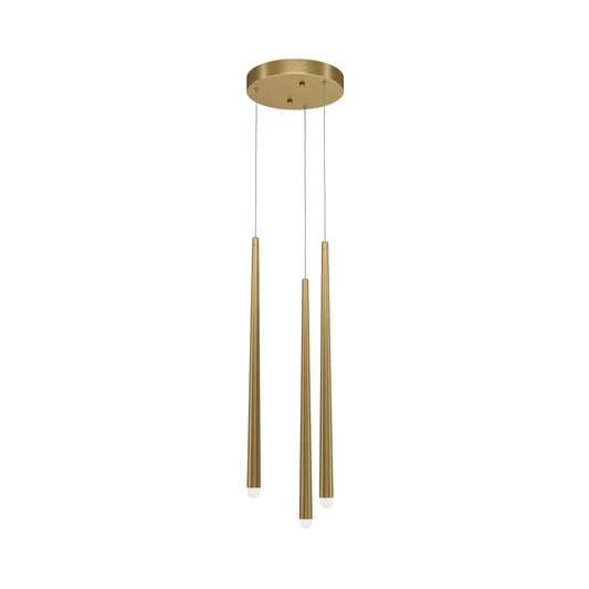 Candelabru din Aluminiu Alama H219.3xD26cm Cascade