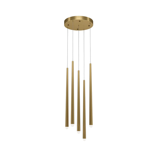 Candelabru din Aluminiu Alama H219.3xD32cm Cascade