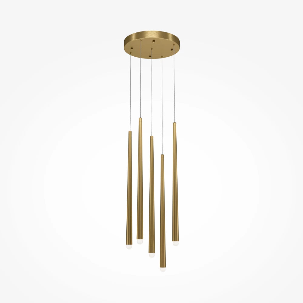 Candelabru din Aluminiu Alama H219.3xD32cm Cascade