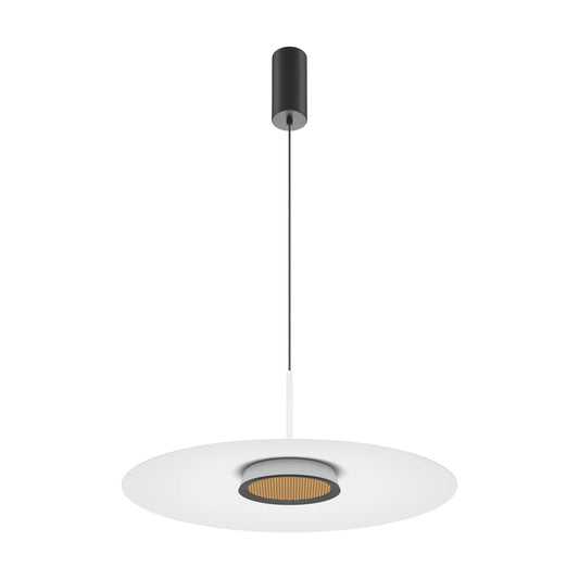 Pendul din Aluminiu Negru/Alb H328xD50cm El