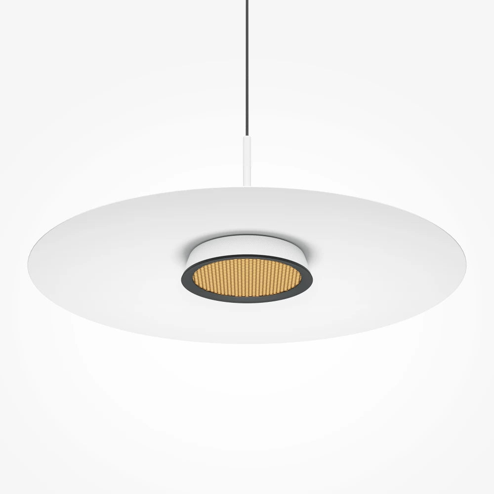 Pendul din Aluminiu Negru/Alb H328xD50cm El