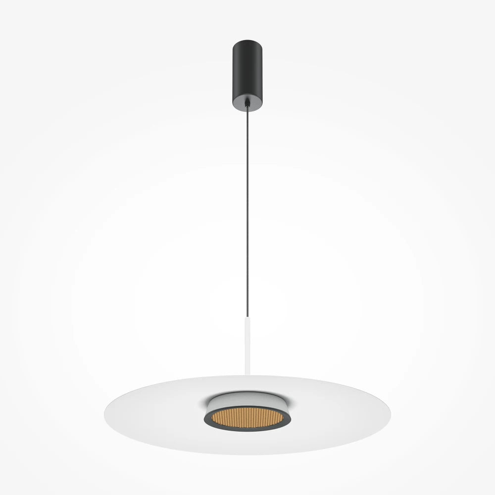 Pendul din Aluminiu Negru/Alb H328xD50cm El