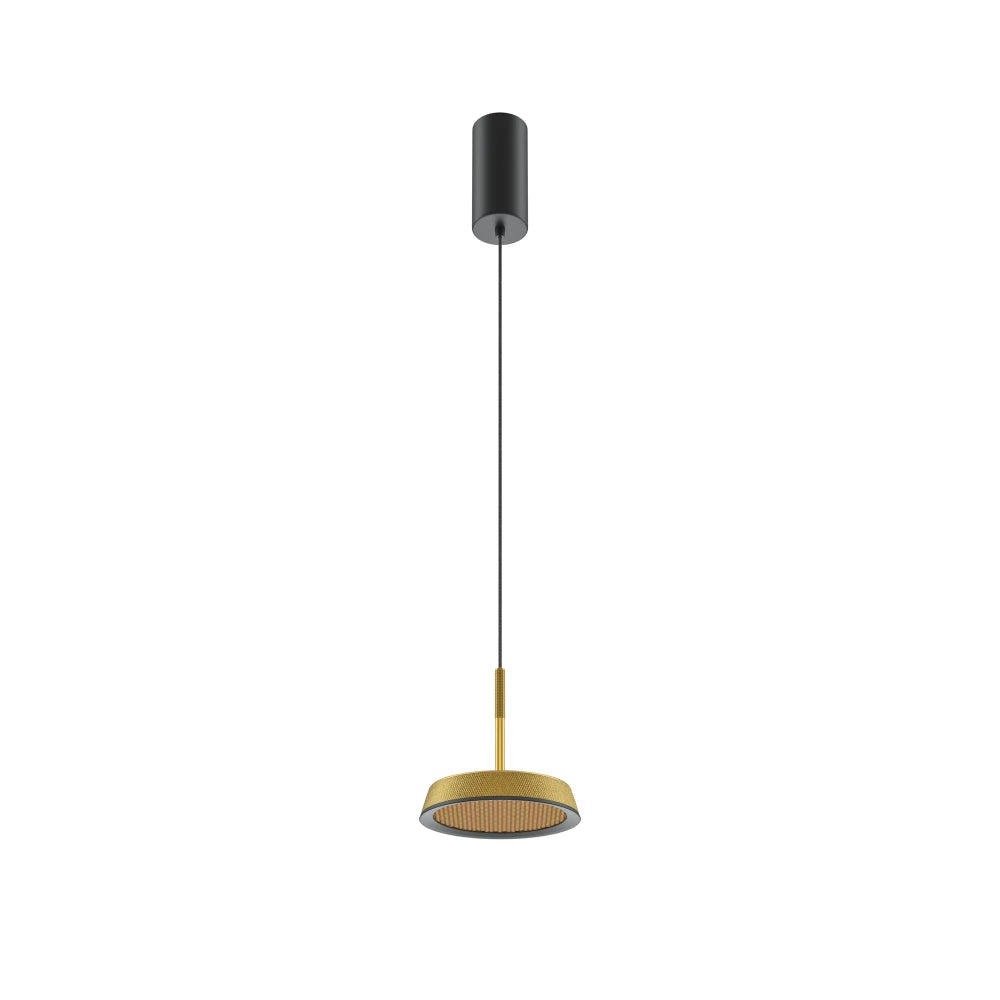 Pendul din Aluminiu Negru/Auriu H328xD15.3cm El