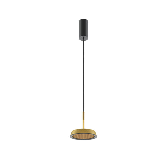 Pendul din Aluminiu Negru/Auriu H328xD15.3cm El