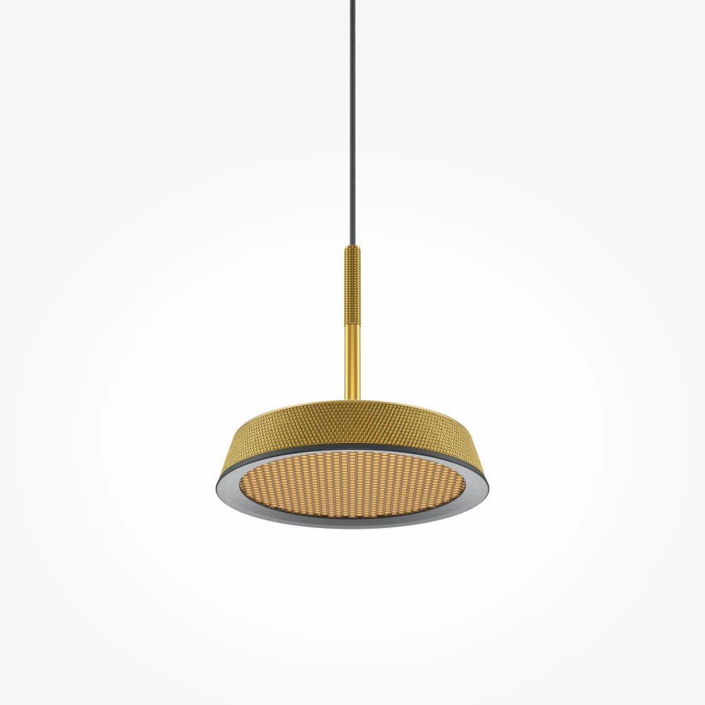 Pendul din Aluminiu Negru/Auriu H328xD15.3cm El