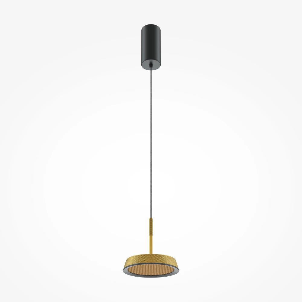 Pendul din Aluminiu Negru/Auriu H328xD15.3cm El
