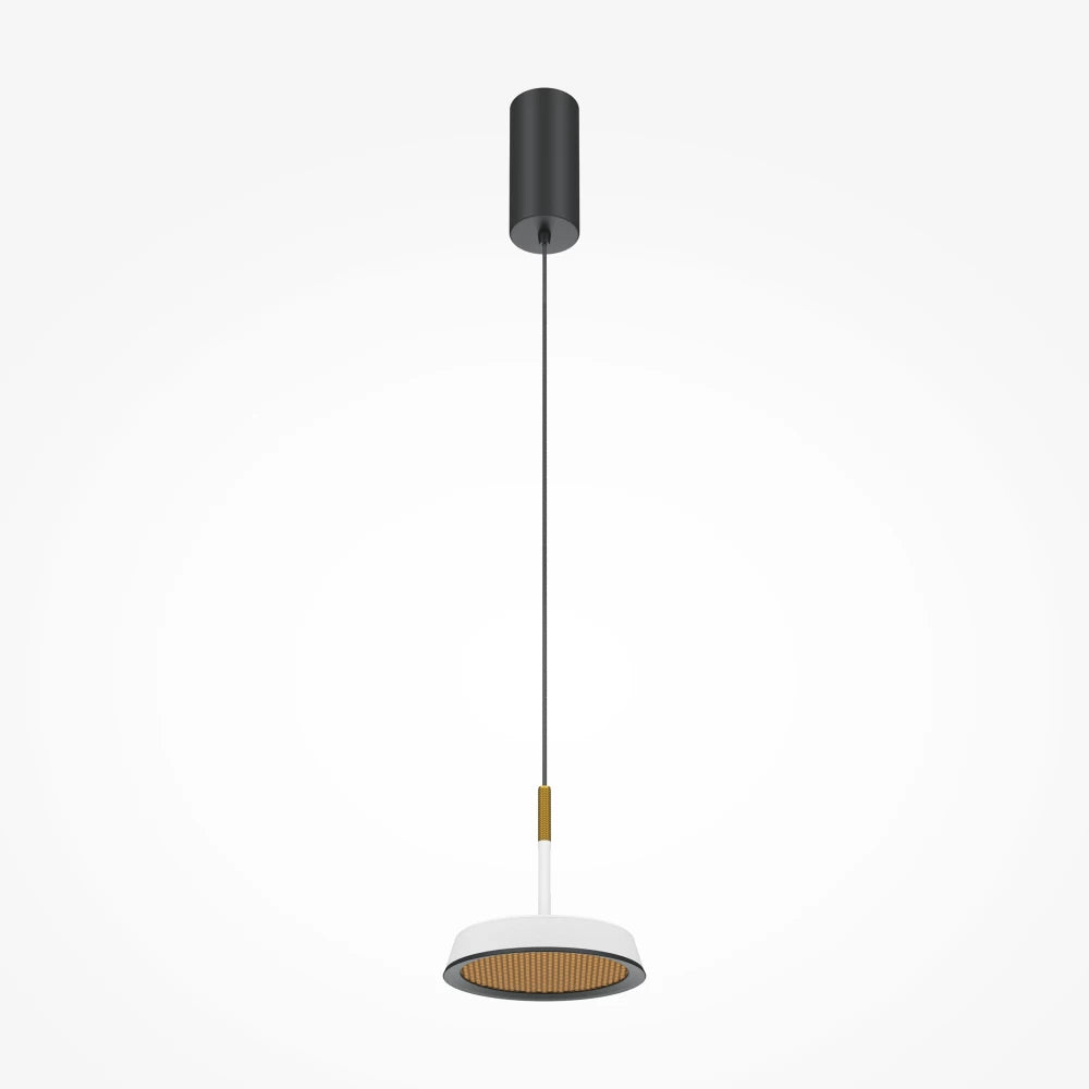 Pendul din Aluminiu Negru/Alb/Auriu H327xD15.3cm El