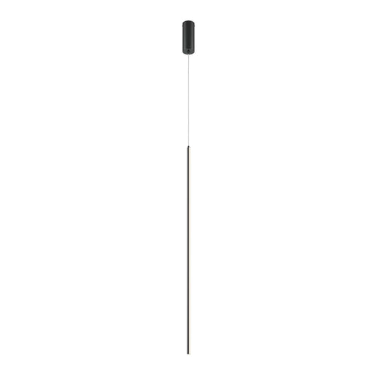 Pendul din Aluminiu Negru si Silicon Alb H415xD1.7cm Halo