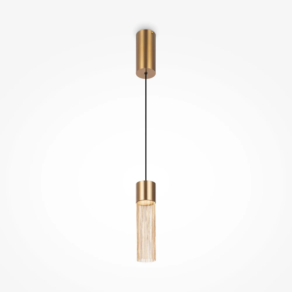 Pendul din Metal Auriu H132xD8cm Imaginary