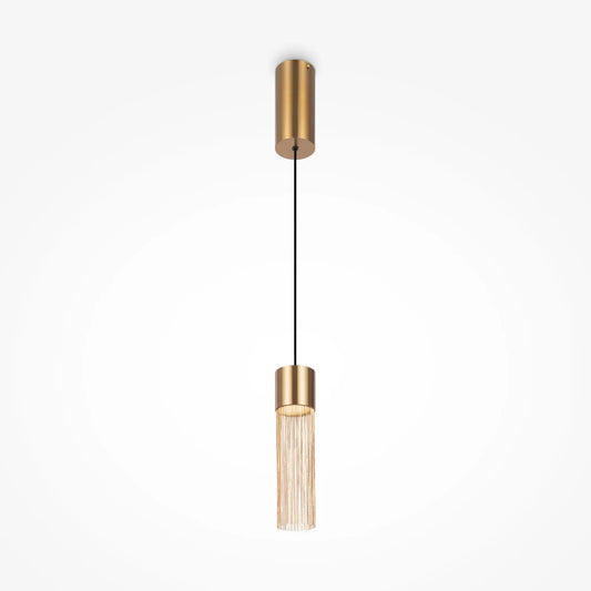 Pendul din Metal Auriu H132xD8cm Imaginary
