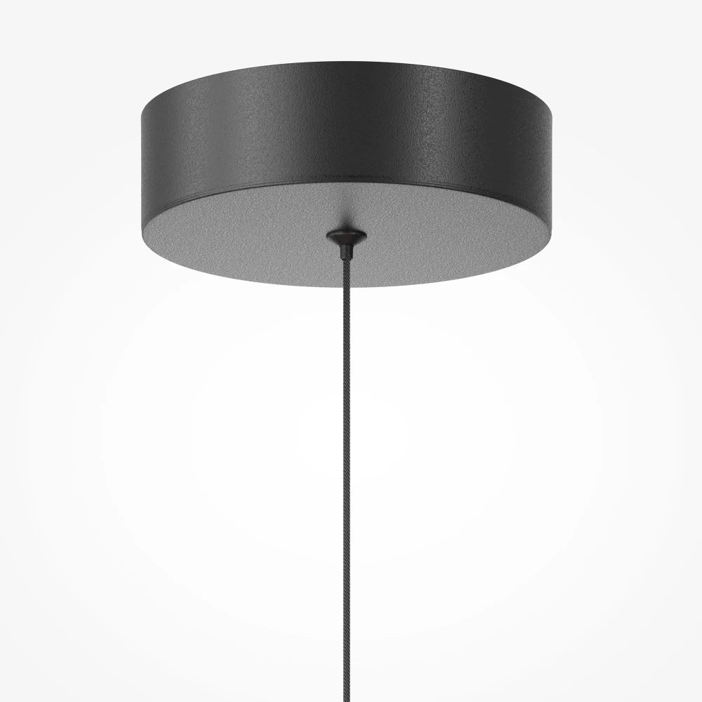 Pendul din Metal Negru si Sticla H319xD18cm Misterio