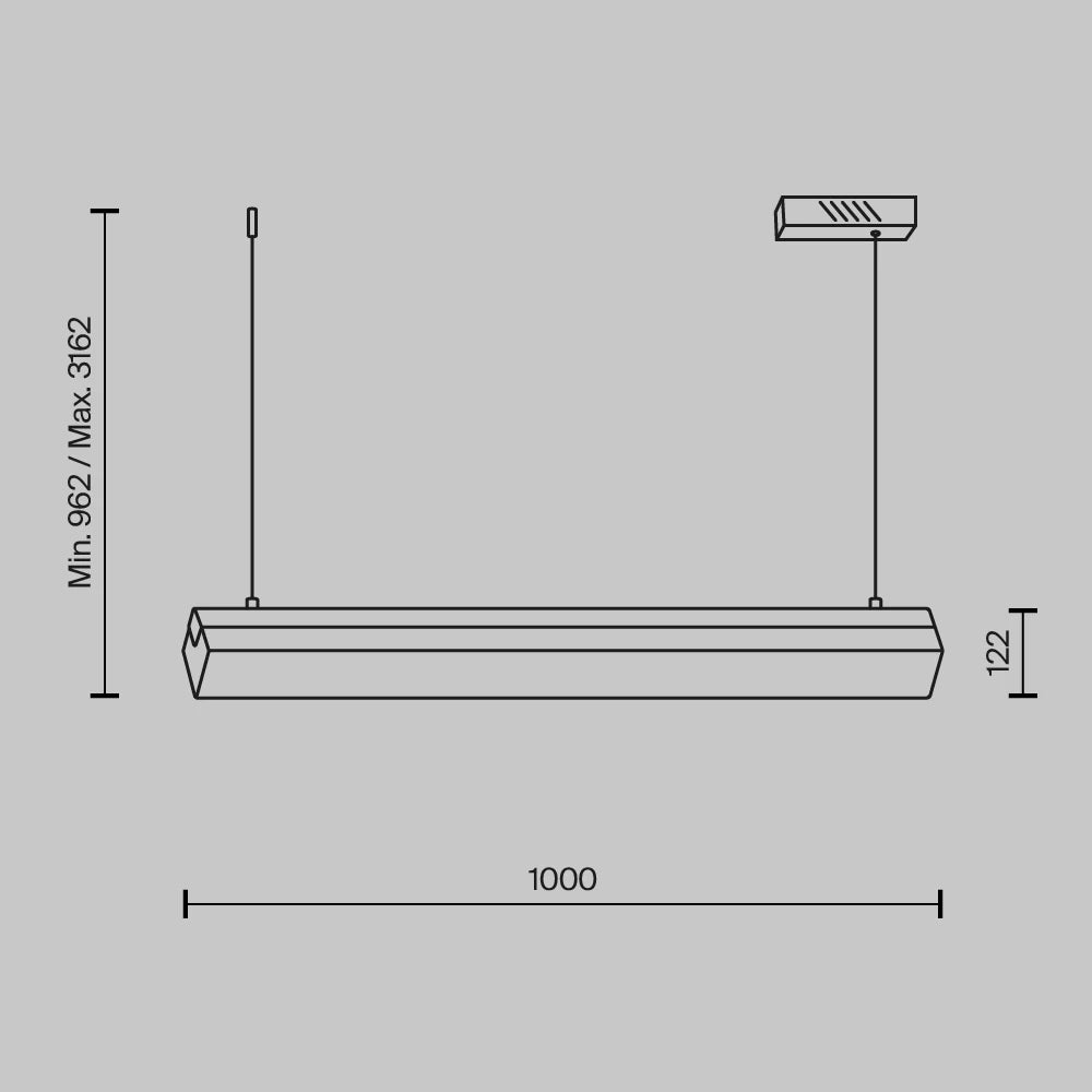 Lustra din Metal Alama si Alabastru Alb H316.2xL100cm Petra