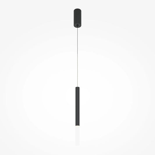 Pendul din Aluminiu Negru si Acrilic Transparent H345xL45cm Pro Shade