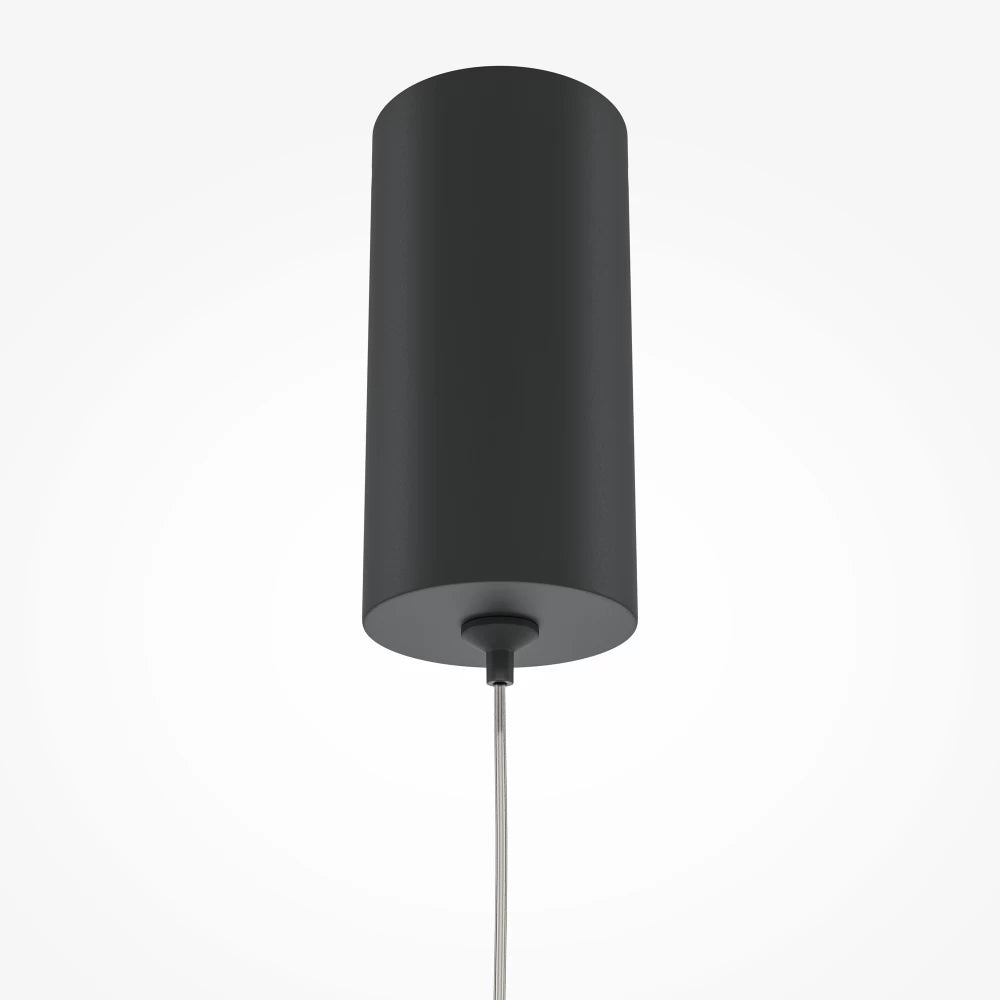 Pendul din Aluminiu Negru si Acrilic Transparent H345xL45cm Pro Shade