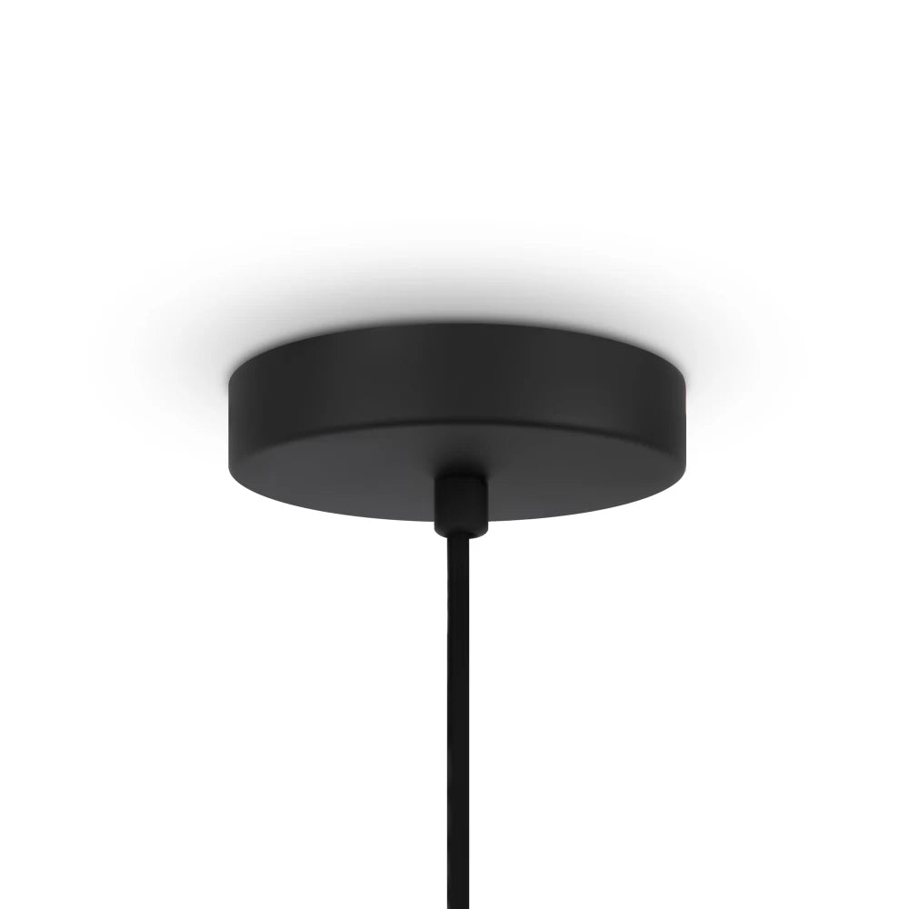Pendul din Metal Negru si Lemn Bej H362.5xD60cm Roots