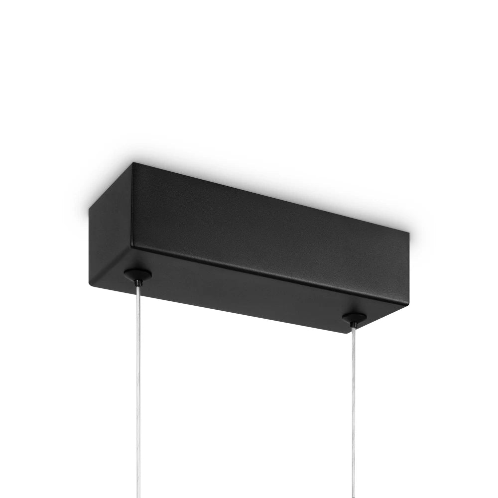 Lustra din Aluminiu Negru/Alb H204xL110cm Skyline