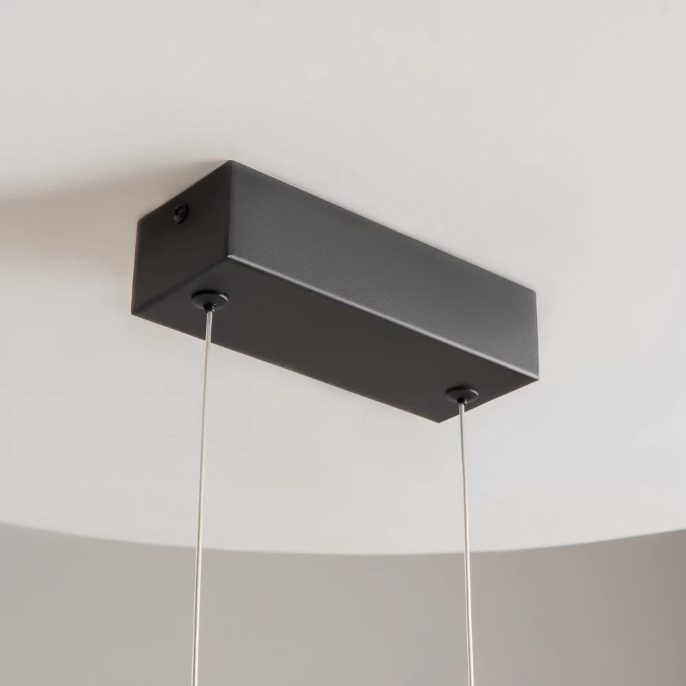 Lustra din Aluminiu Negru/Alama H204xL110cm Skyline