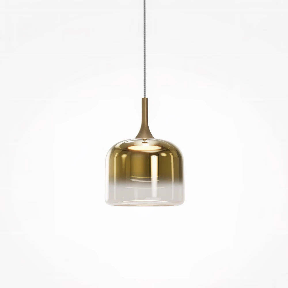 Pendul din Metal Auriu si Sticla Auriu H339.5xD26cm Spirito