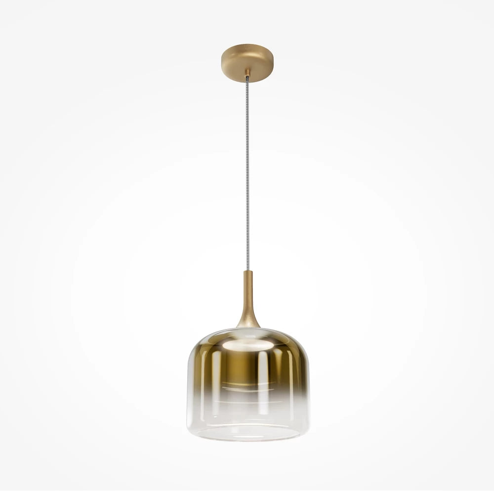 Pendul din Metal Auriu si Sticla Auriu H339.5xD26cm Spirito