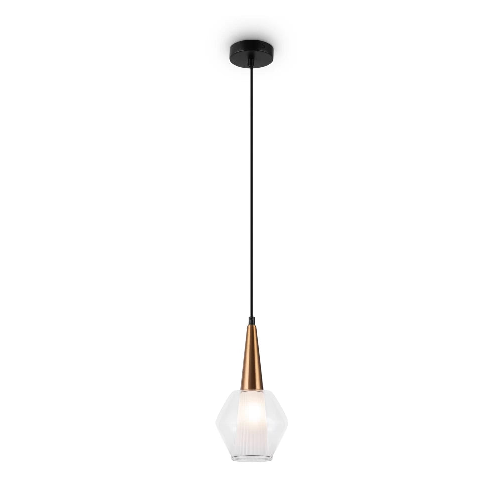 Pendul din Metal Auriu H106xD15cm Copita