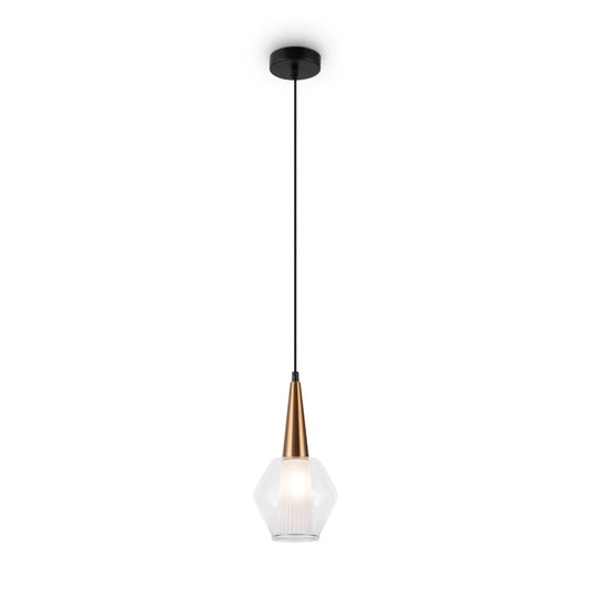 Pendul din Metal Auriu H106xD15cm Copita