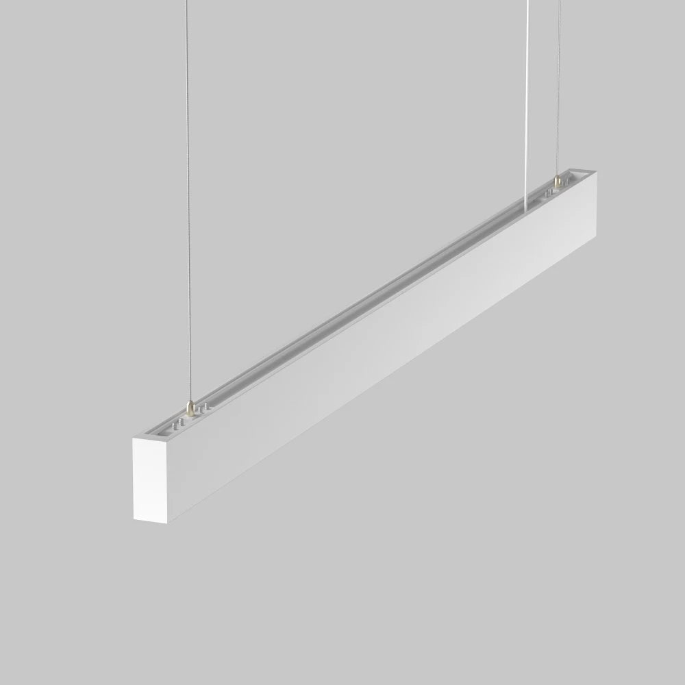 Lustra din Aluminiu Alb H7.5xL112.5cm BASIS