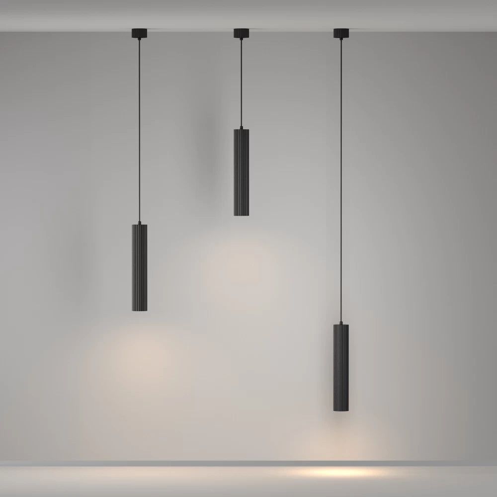 Pendul din Aluminiu Negru H133xL30cm Calipso