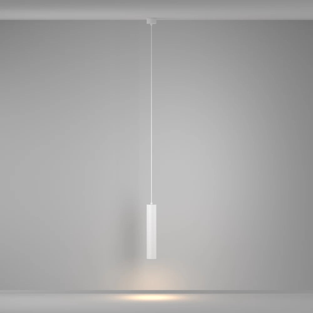 Pendul din Aluminiu Alb H133xL30cm Calipso