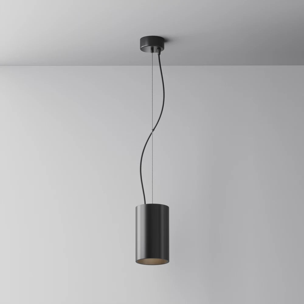 Pendul din Aluminiu Negru H15.5xD9.5cm Efir