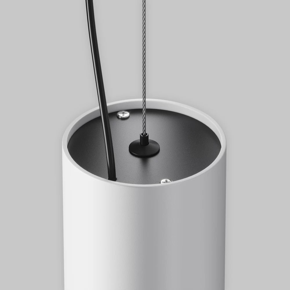 Pendul din Aluminiu Alb H15.5xD9.5cm Efir