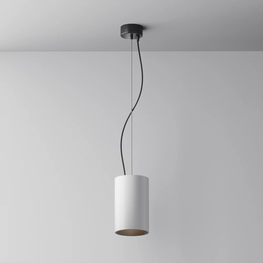Pendul din Aluminiu Alb H17xD10.5cm Efir