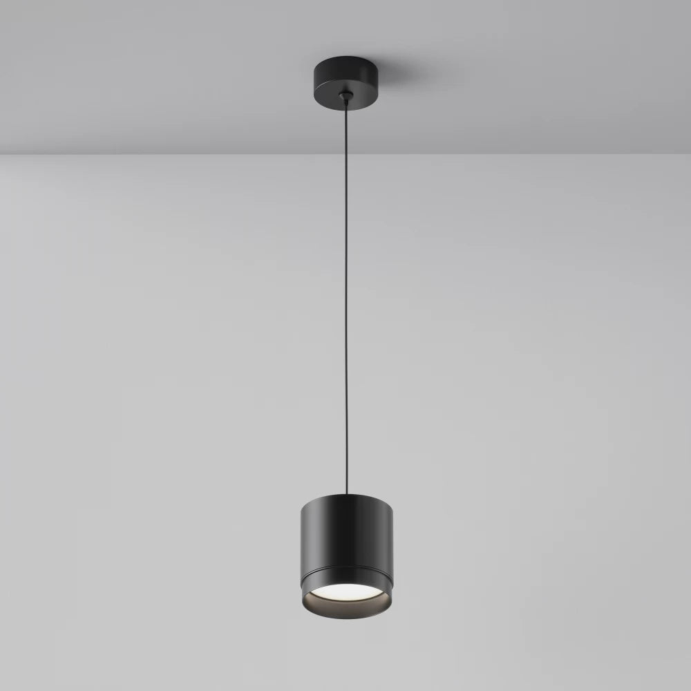 Pendul din Aluminiu/Plastic Negru H8.5xD8.2cm Polar