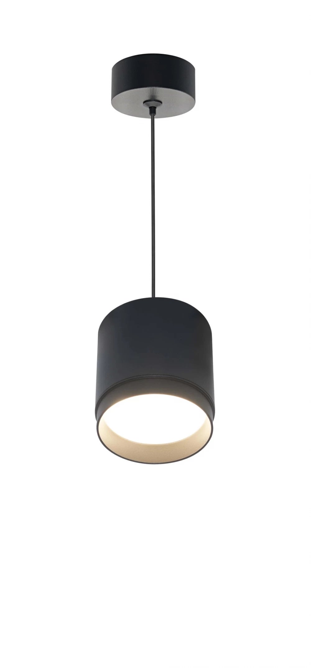 Pendul din Aluminiu/Plastic Negru H8.5xD8.2cm Polar