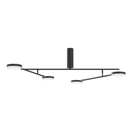 Plafoniera din Metal Negru H27xL115.1cm Fad