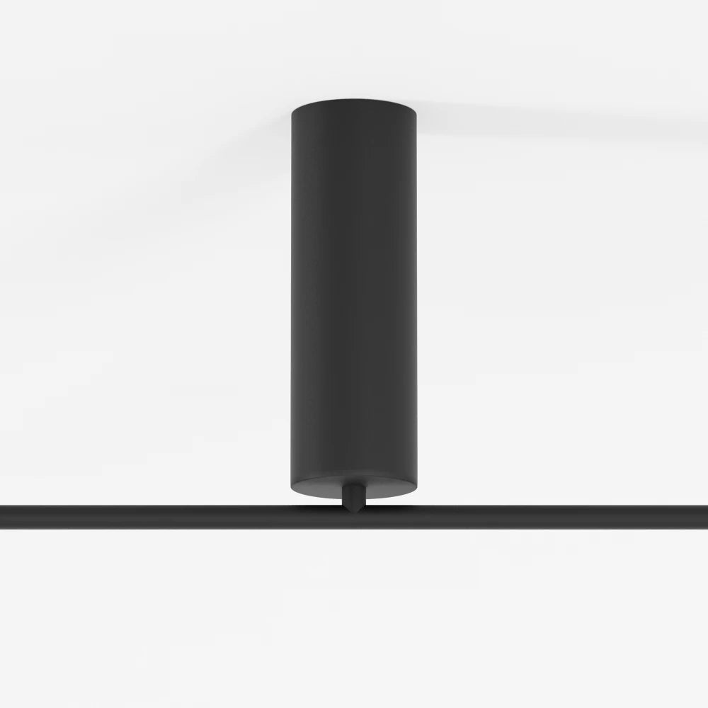 Plafoniera din Metal Negru H27xL115.1cm Fad