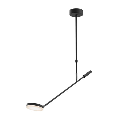 Plafoniera din Metal Negru H98.9xL88.4cm Fad