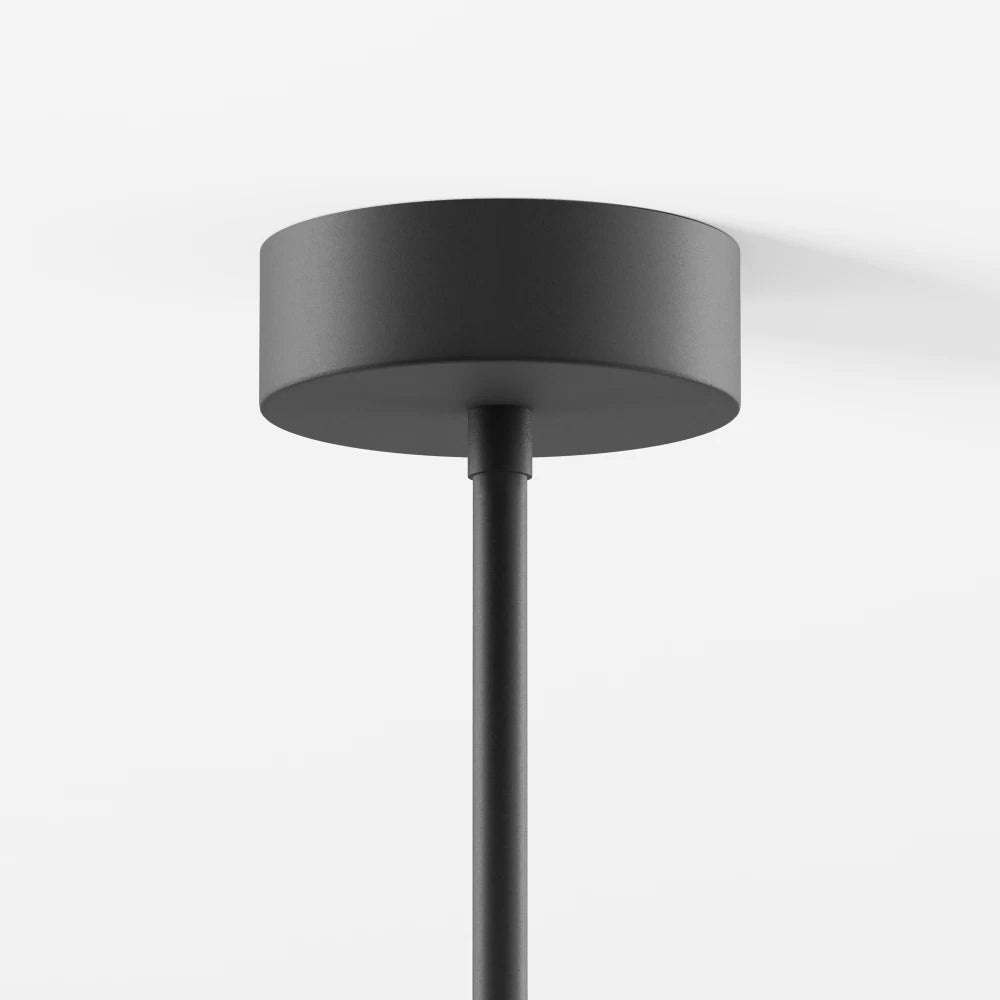 Plafoniera din Metal Negru H98.9xL88.4cm Fad
