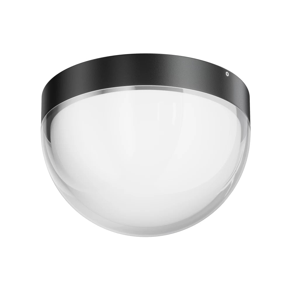 Plafoniera din Aluminiu/Plastic Gri grafit H12.2xD18cm Mon