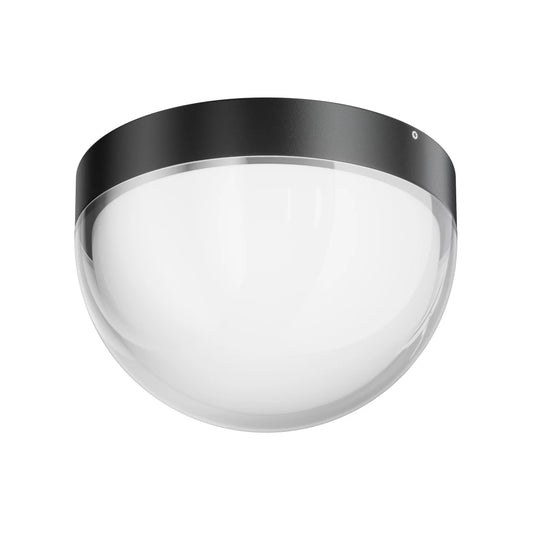 Plafoniera din Aluminiu/Plastic Gri grafit H12.2xD18cm Mon