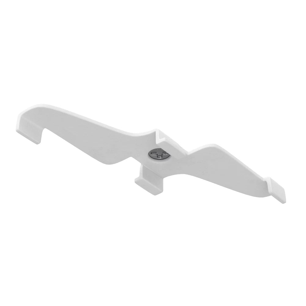 Accesoriu de prindere pentru sina aplicata Exility din Metal Alb