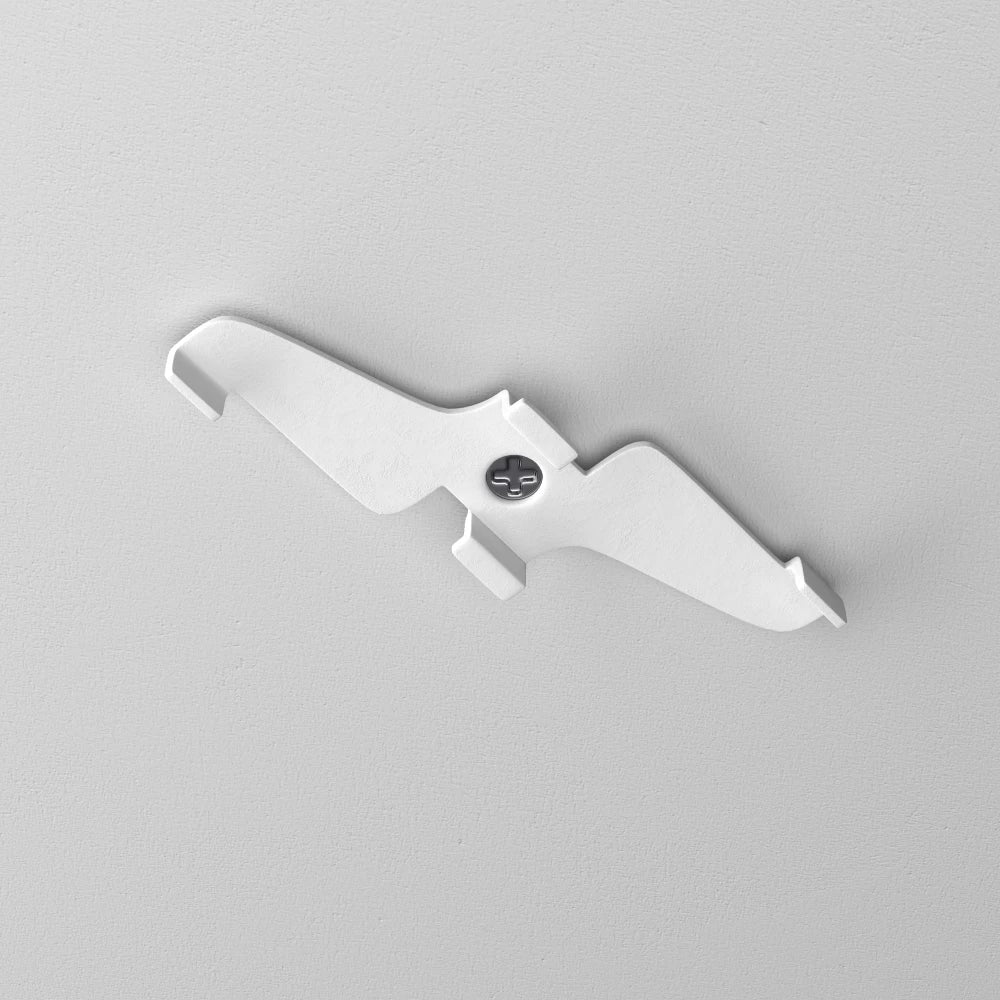 Accesoriu de prindere pentru sina aplicata Exility din Metal Alb
