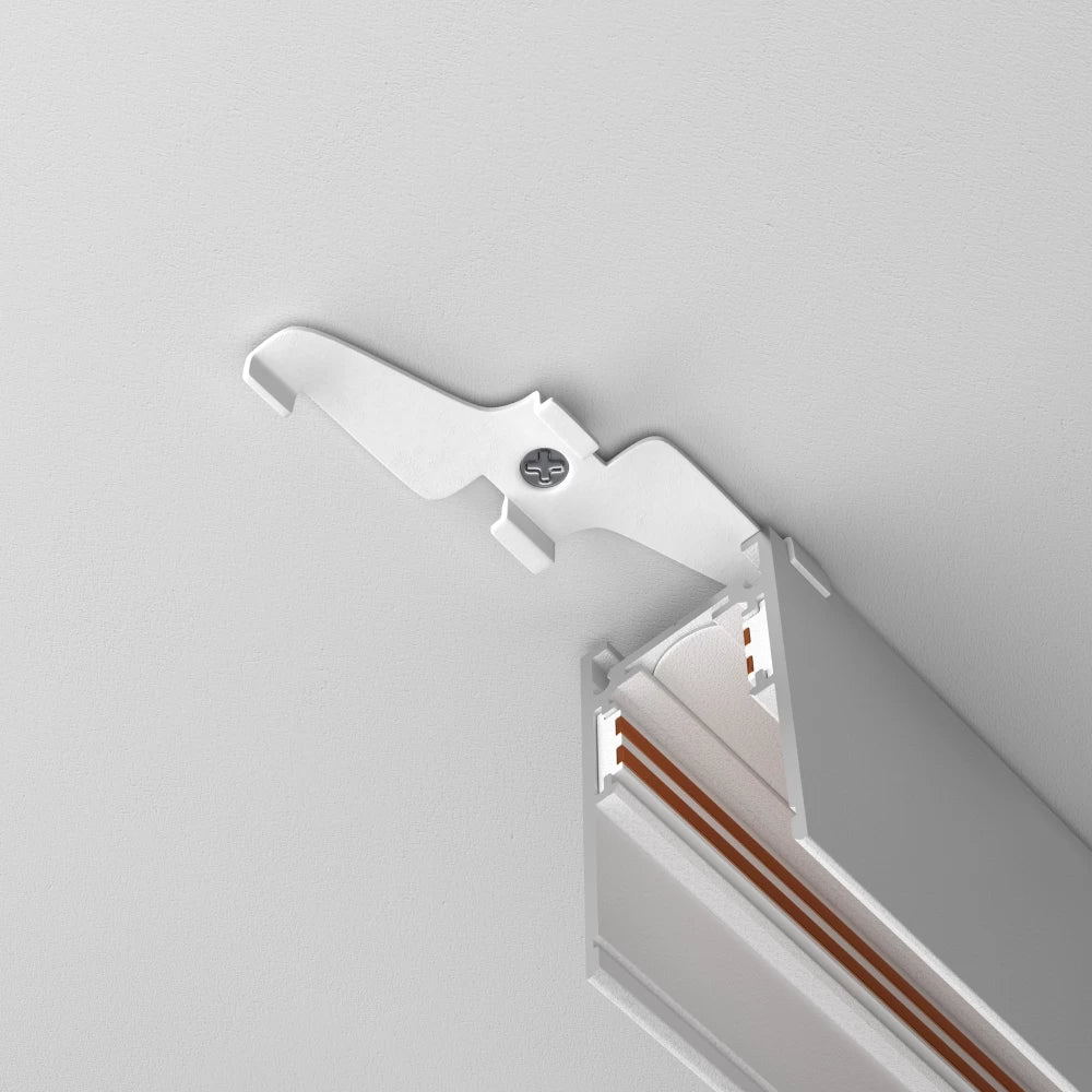 Accesoriu de prindere pentru sina aplicata Exility din Metal Alb
