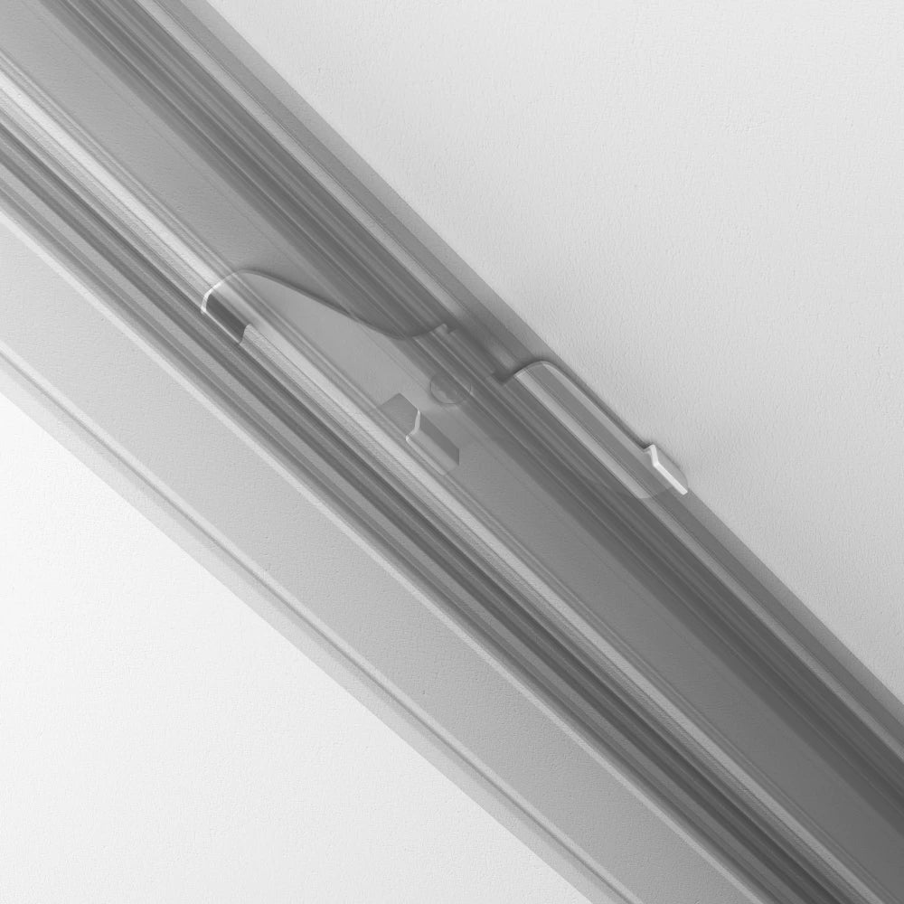 Accesoriu de prindere pentru sina aplicata Exility din Metal Alb