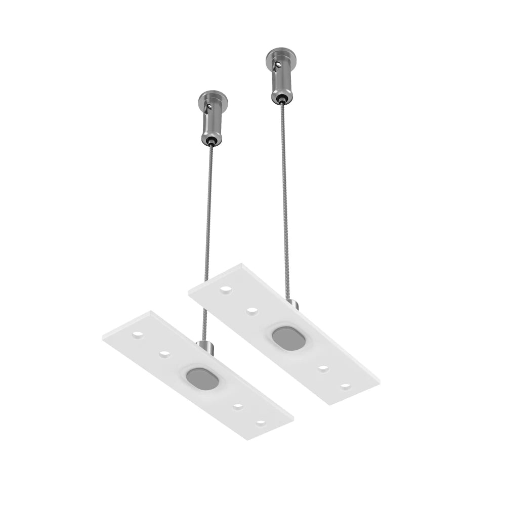 Kit suspensie 2 buc Exility din Metal Alb