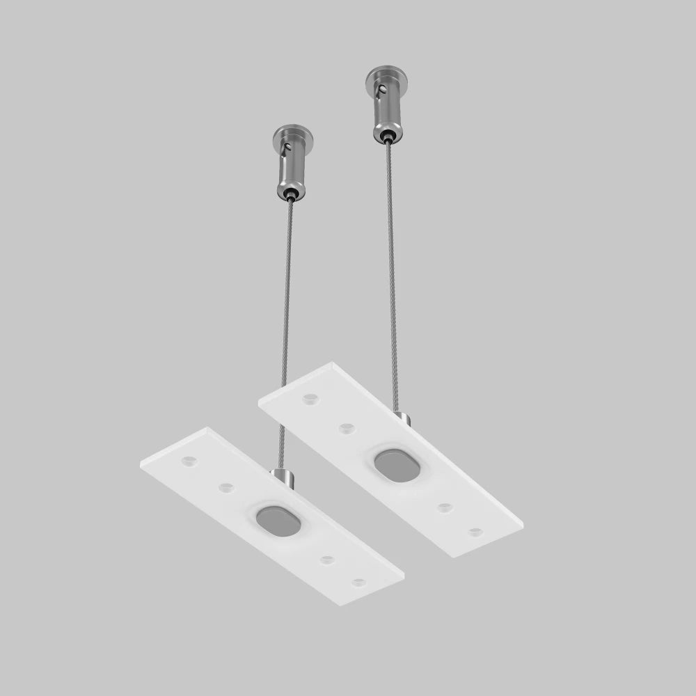 Kit suspensie 2 buc Exility din Metal Alb